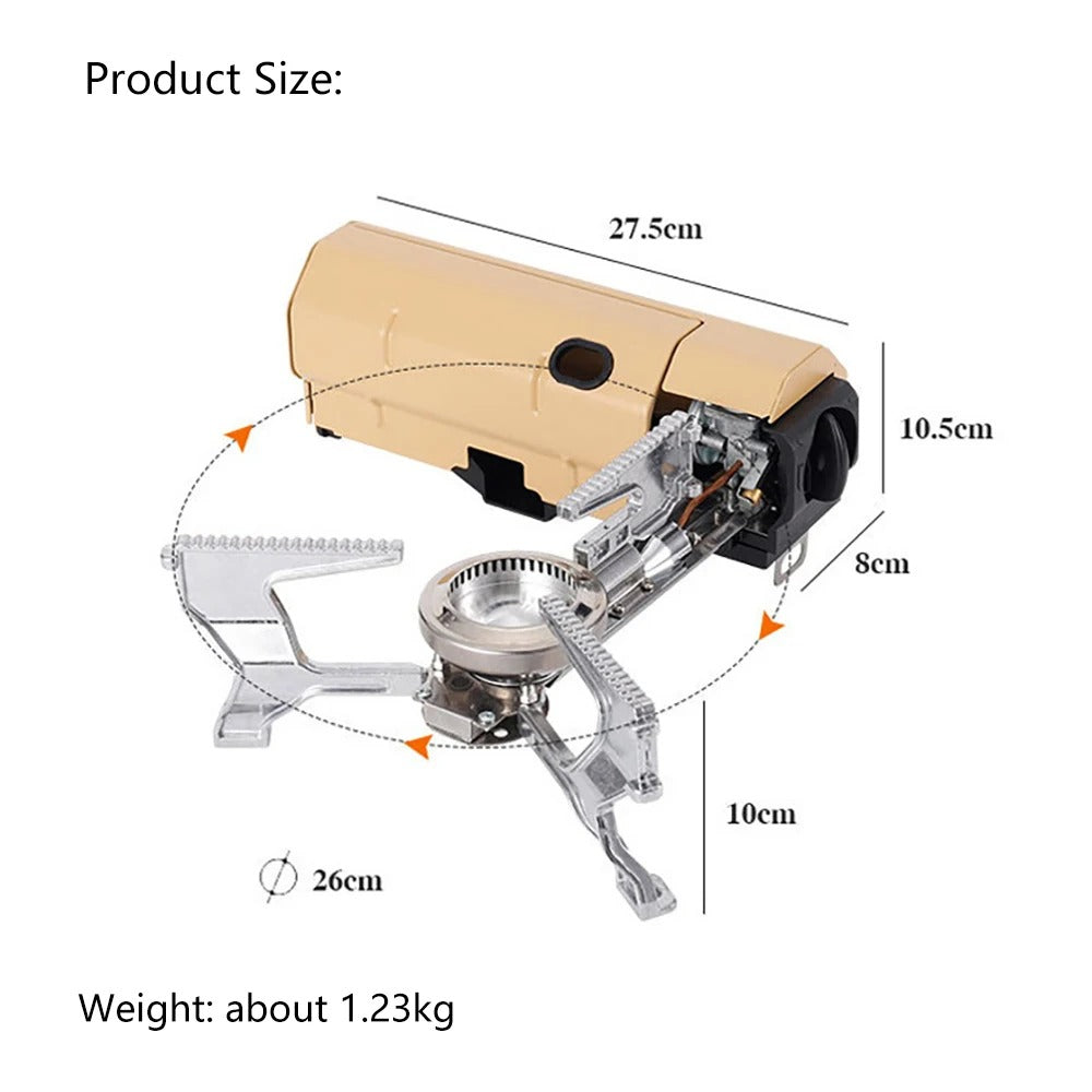 ๐ Today Promotion - ๐๐๐ฌ๐ฒ๐๐ข๐ค๐โข - Portable Outdoor Gas Stove For Camping & Hiking