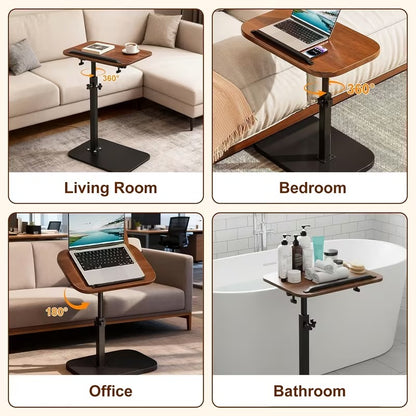 Adjustable C-Shape Laptop Table