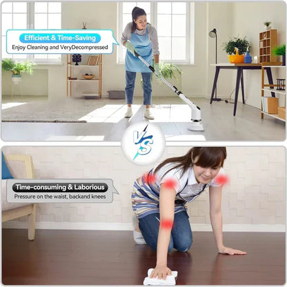 🎁 Last Day Promotion Save 65% - 𝐂𝐥𝐞𝐚𝐧𝐌𝐚𝐱™ HeavyDuty 9-in-1 Electric Spin Cleaner