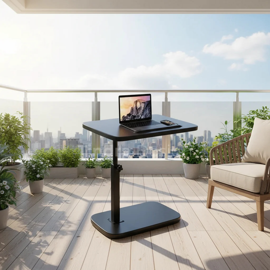 Adjustable C-Shape Laptop Table