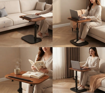 Adjustable C-Shape Laptop Table